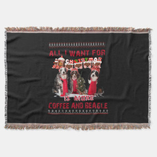 Manta Todo Lo Que Quiero De Beagle Y Café En El Evento D