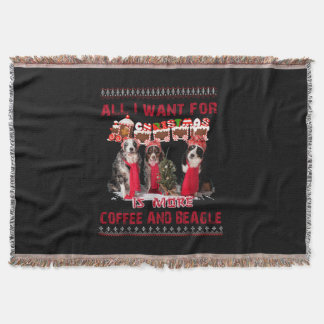 Manta Todo Lo Que Quiero De Beagle Y Café En El Evento D