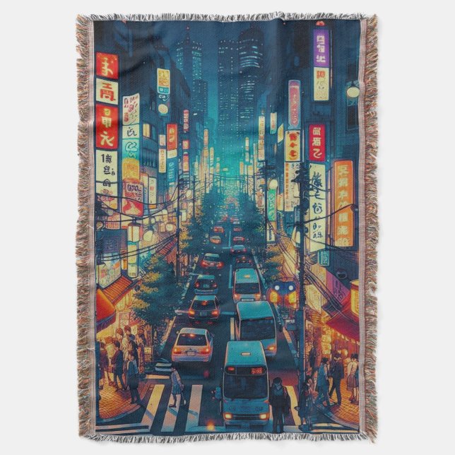 Manta Tokio en Movimiento (Frente vertical)
