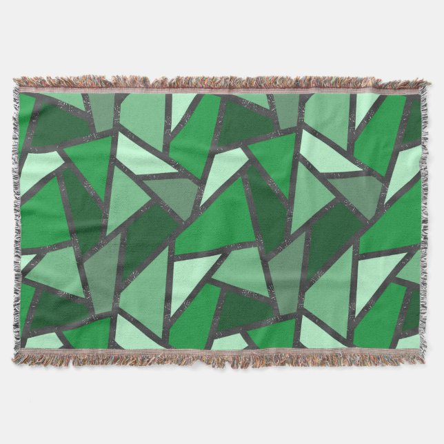 Manta Tonos de vidrio de color verde manchado (Anverso)