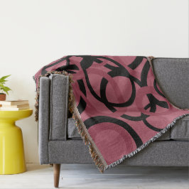 Manta Topacio ahumado y círculos negros