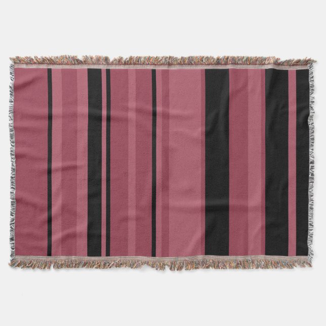 Manta Topacio ahumado y rayas negras (Anverso)