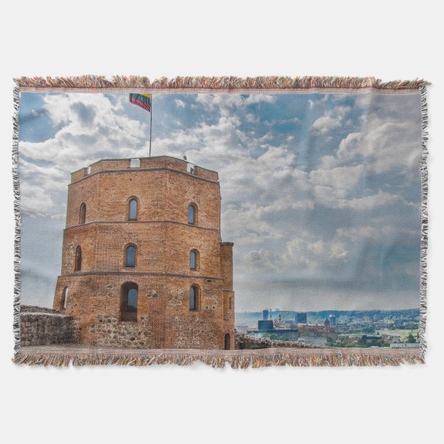 Manta Torre de Gediminas en Vilnius, Lituania (Anverso)