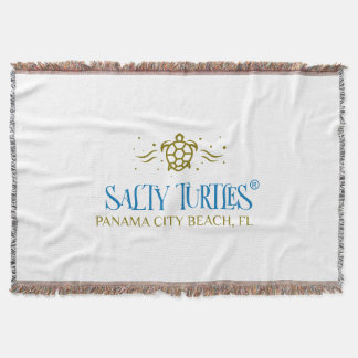 Manta Tortugas saladas® Throw Blanket