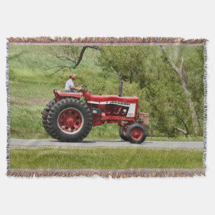 Manta Tractor rojo