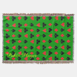 Manta Trajes de cartas de jugador de póquer