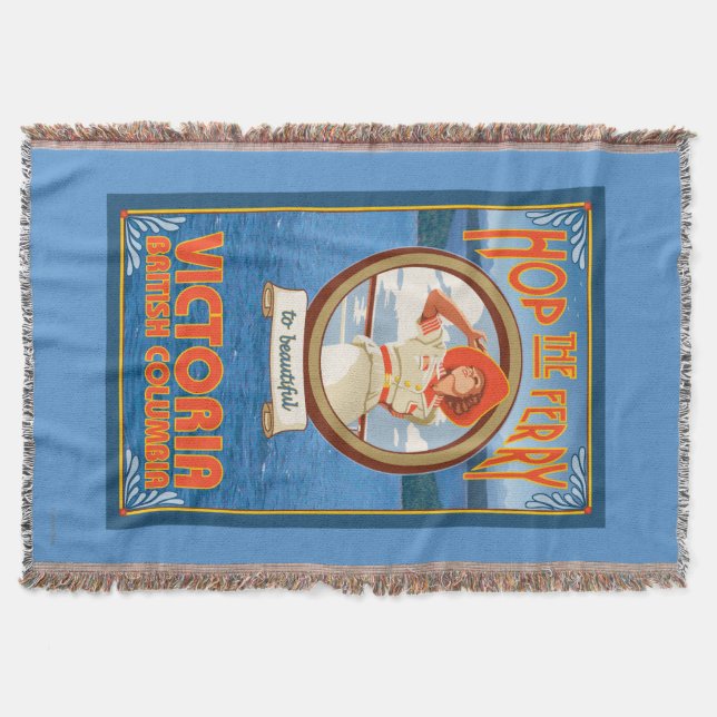 Manta Transbordador del montar a caballo de la mujer - (Anverso)