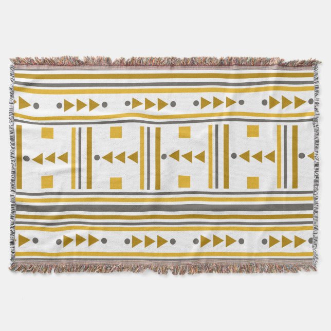 Manta Trazado de patrón geométrico (Anverso)