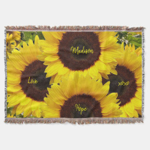 Manta Trazo de girasol