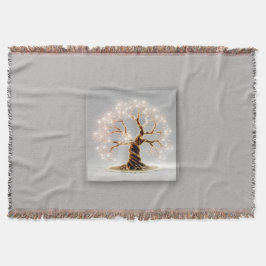 Manta Tree of Life Throw Blanket – Soft Symbolic Comfort