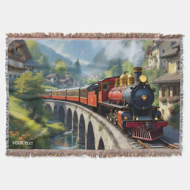 Manta Tren antiguo de Fantasy Cute Crimson (Anverso)