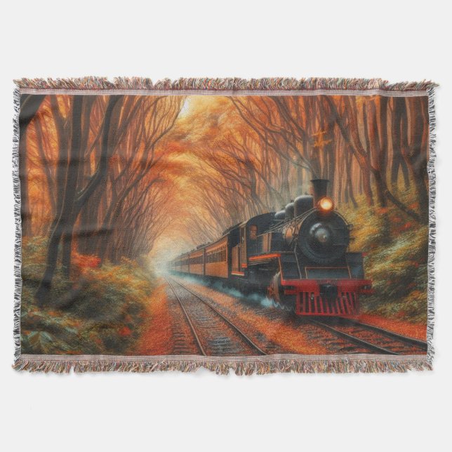 Manta tren clásico de otoño (Anverso)