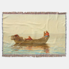 Manta Tres chicos a diario con ollas de langosta vitivin