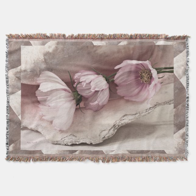 Manta Tres Cosmos Rosa (Anverso)