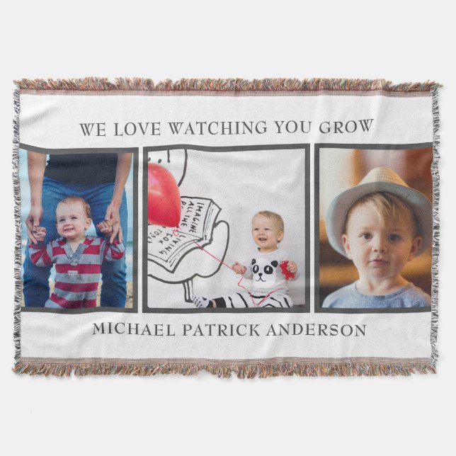 Manta Tres fogones de algodón para bebé (Anverso)