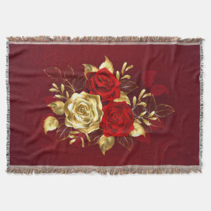 Manta Tres Rosas Joyas