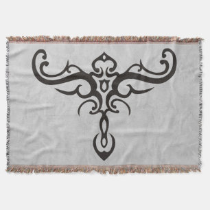 Manta TRIBAL DE TATUAJE NEGRO III + tu idea