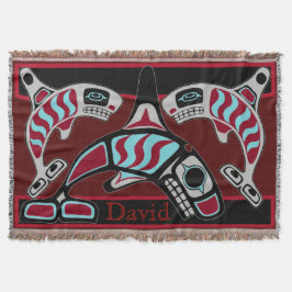 Manta Trío de la orca de Tsimpsian