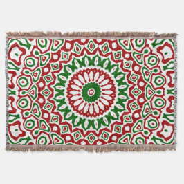 Manta Trippy Hippie Groovy Boho Funky Navidad Mandala