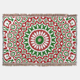 Manta Trippy Hippie Groovy Boho Funky Navidad Mandala