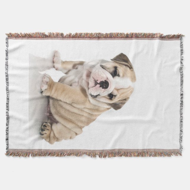 Manta Triste Bulldog de cachorros (Anverso)