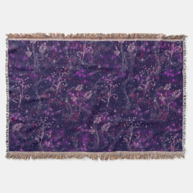 Manta Trow Blanket - Floral & Star Burst (Anverso)
