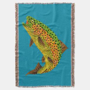 Manta Trucha arco iris de hoja de lápiz 1