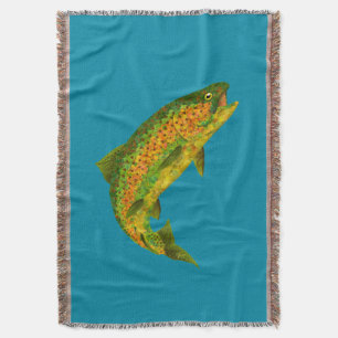 Manta Trucha arco iris de hoja de lápiz 4