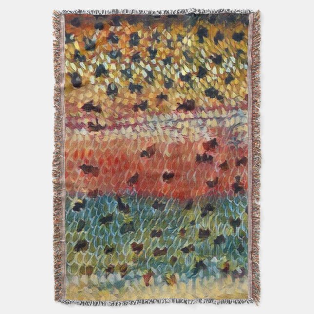 Manta Trucha de rollo de pesca (Frente vertical)