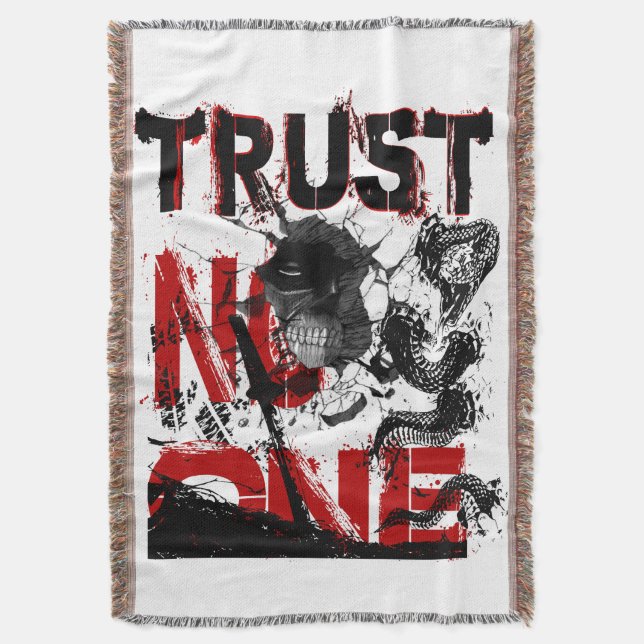 Manta trust No One (Frente vertical)