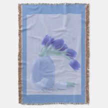 Tulipanes Azules Naturaleza Muerta