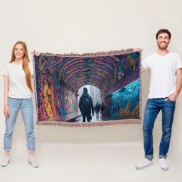 Manta Túnel De Arte De Graffiti