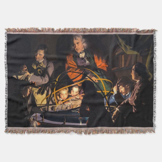 Manta Un filósofo dando lecciones sobre el sistema solar (Anverso)