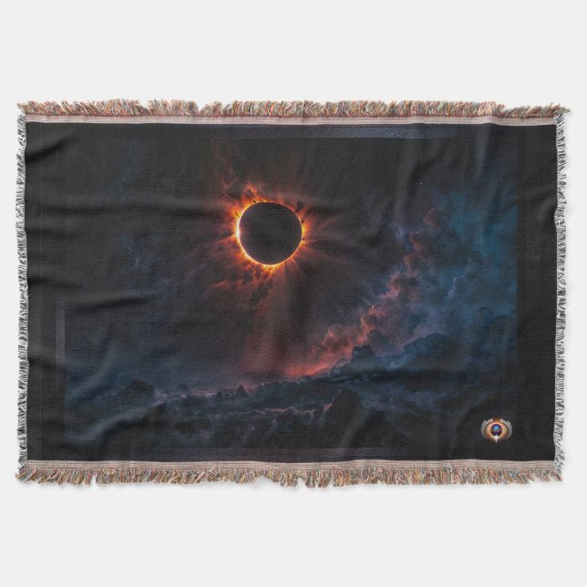 Manta Un impresionante eclipse solar con arte de Xzendor (Anverso)