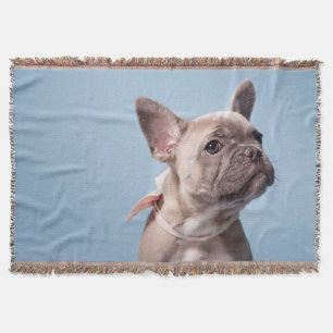 Manta Un lindo Bulldog francés