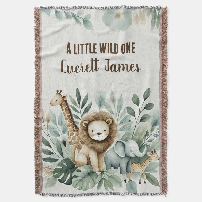 Manta Un poco salvaje (Frente vertical)