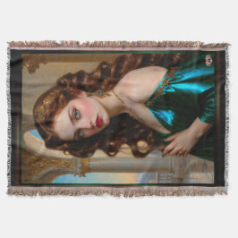 Manta Un retrato encantador de la emperatriz esmeralda