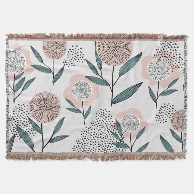 Manta Un rosa (Anverso)