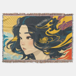 Manta Una joven vietnamita