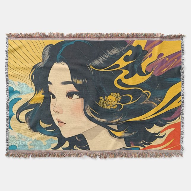 Manta Una joven vietnamita (Anverso)