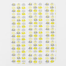 manta unisex del elefante del bebé