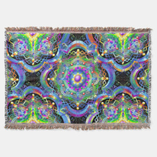 Manta Universo Mandala Colores Psicodélicos