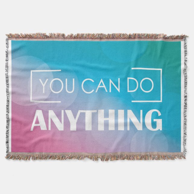 Manta Usted puede hacer cualquier cosa (Anverso)