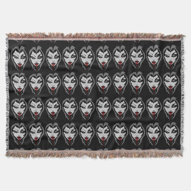 Manta Vampire Blanket Halloween Vampire Blanket Decoraci (Anverso)