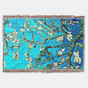 Manta Van Gogh - Flores de almendras, pintura famosa,