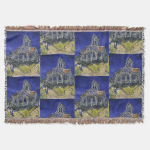 Manta Van Gogh La Iglesia en Auvers Cielo Azul Arte