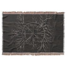 Vegvisir y árbol de la vida Yggdrasil