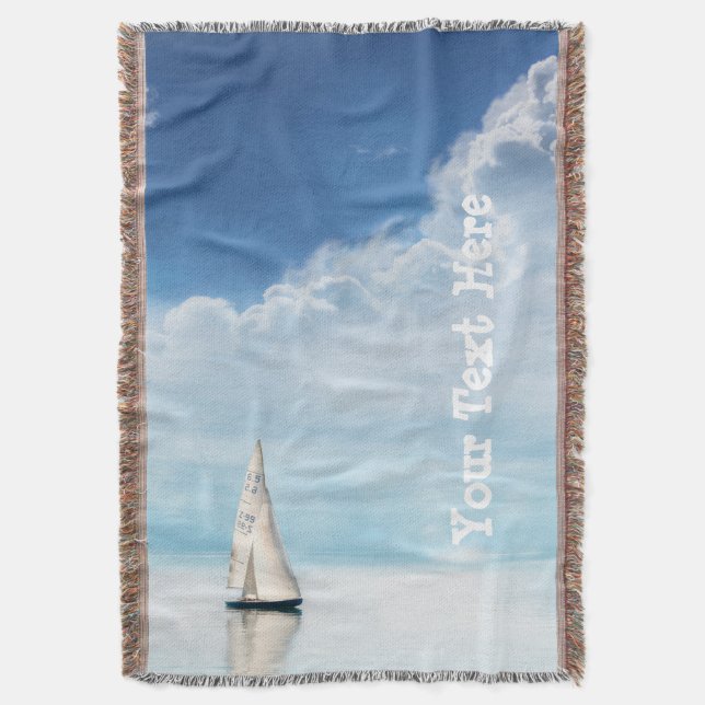 Manta Vela tranquila con cielos azules (Frente vertical)