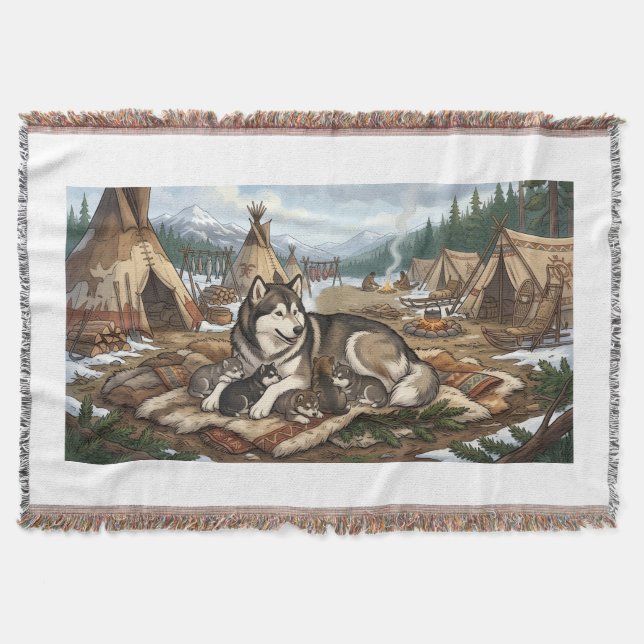 Manta Versión 1 de Madre Malamute (Anverso)