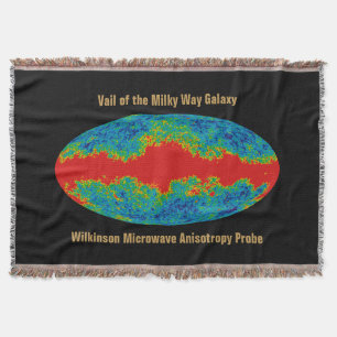 Manta Vía Láctea Velo De Galaxia Sobre Universo WMAP